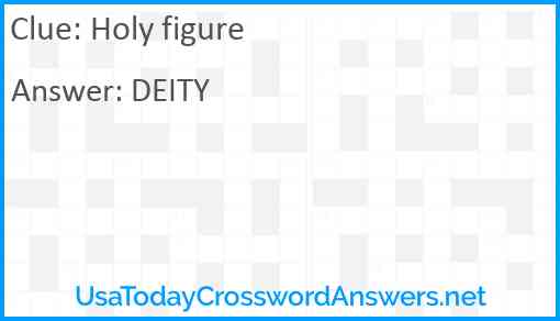 Holy figure Answer