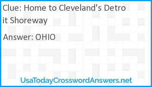 Home to Cleveland's Detroit Shoreway Answer