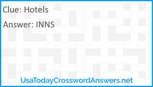 Hotels Answer