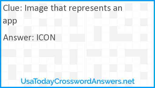 Image that represents an app Answer