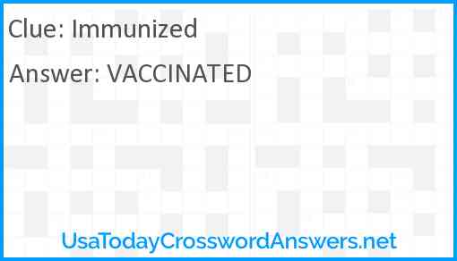 Immunized Answer