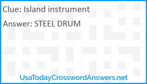 Island instrument Answer