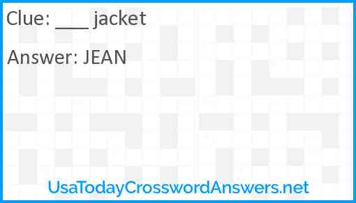 Jacket Answer