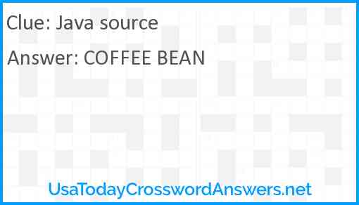 Java source Answer