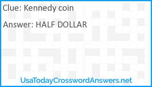 Kennedy coin Answer