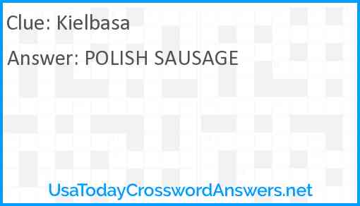 Kielbasa Answer