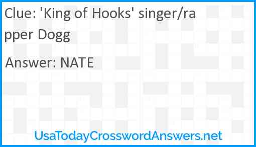 'King of Hooks' singer/rapper Dogg Answer
