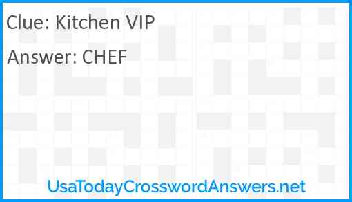 Kitchen VIP Answer