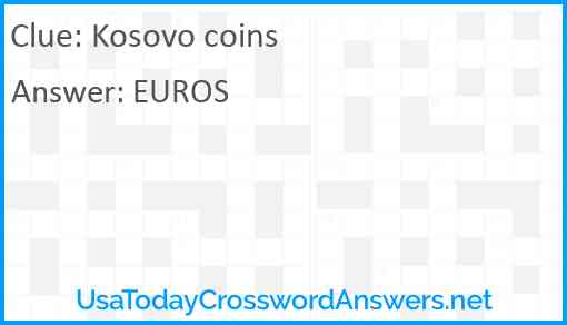Kosovo coins Answer