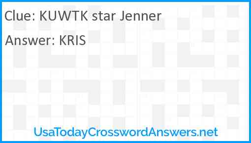 KUWTK star Jenner Answer