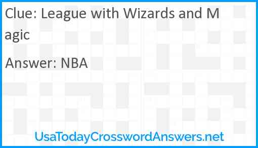 League with Wizards and Magic Answer