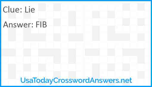 Lie Answer