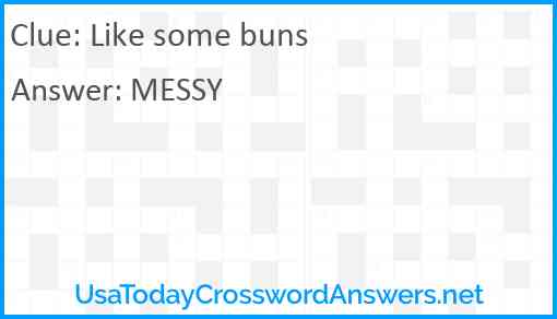 Like some buns Answer