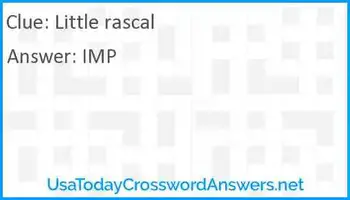 little rascal crossword clue usatodaycrosswordanswers net