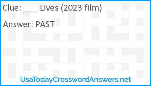 ___ Lives (2023 film) Answer