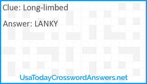 Long-limbed Answer