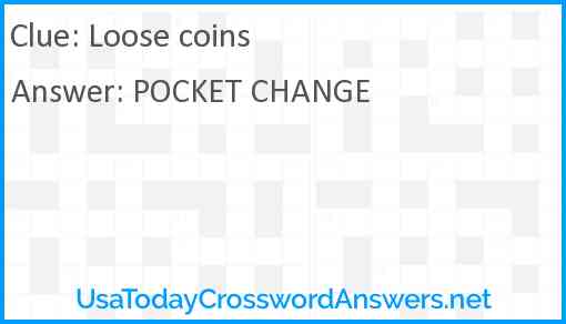 Loose coins Answer