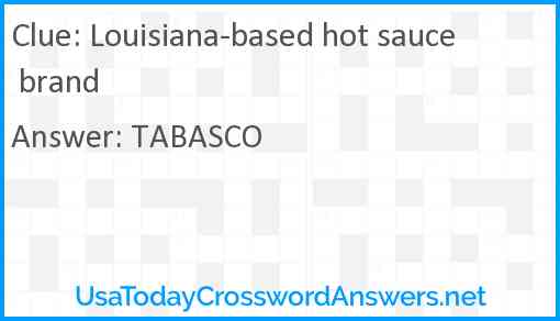 Louisiana-based hot sauce brand Answer