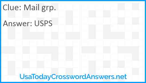 Mail grp. Answer