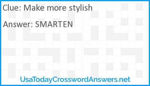 Make more stylish Answer