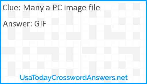 Many a PC image file Answer