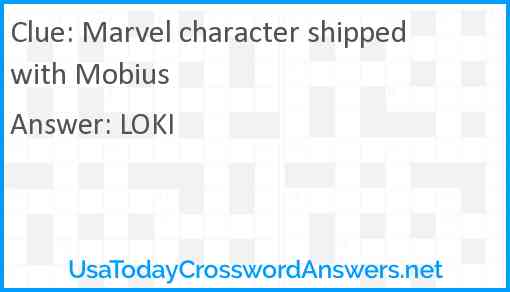 Marvel character shipped with Mobius Answer