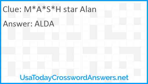 M*A*S*H star Alan Answer