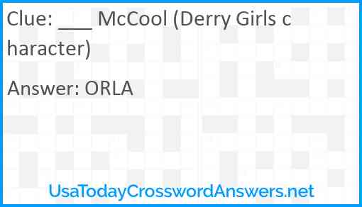 ___ McCool (Derry Girls character) Answer