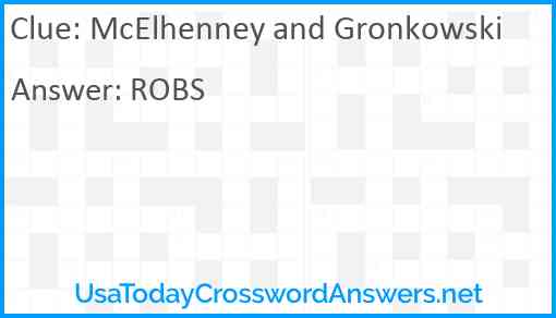 McElhenney and Gronkowski Answer