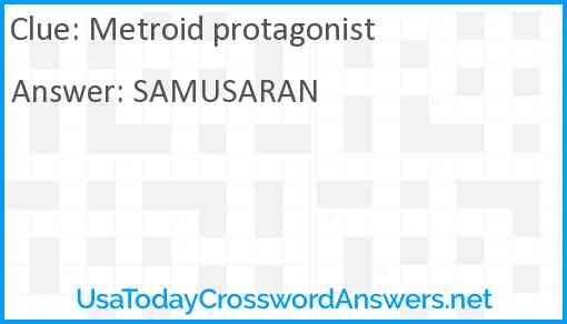 Metroid protagonist Answer