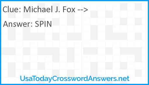 Michael J. Fox --> Answer