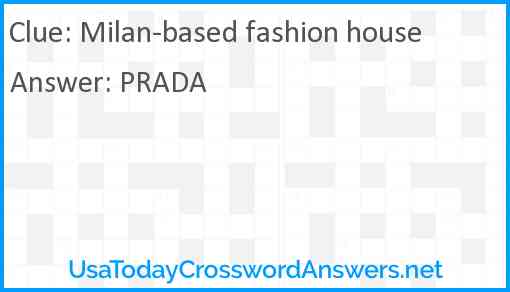 Milan-based fashion house Answer