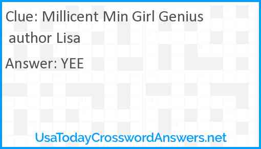 Millicent Min Girl Genius author Lisa Answer