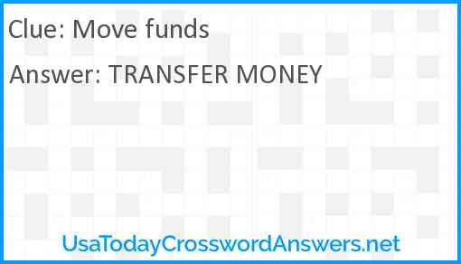 Move funds Answer