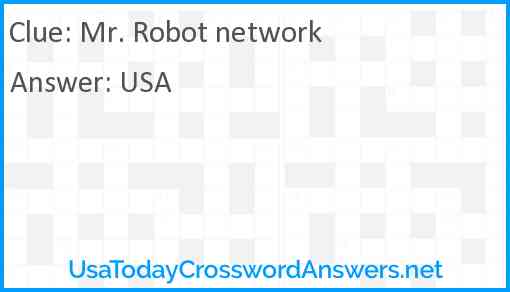Mr. Robot network Answer
