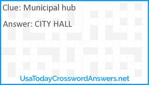 Municipal hub Answer
