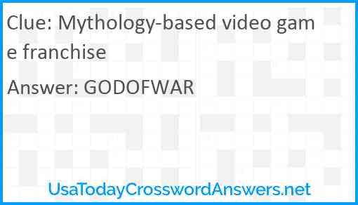 Mythology-based video game franchise Answer