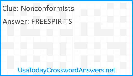 Nonconformists Answer