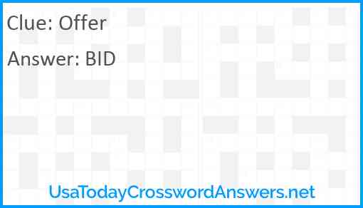 Offer Answer