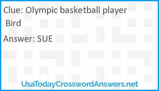 Olympic basketball player Bird Answer