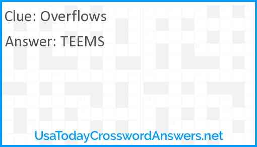 Overflows Answer