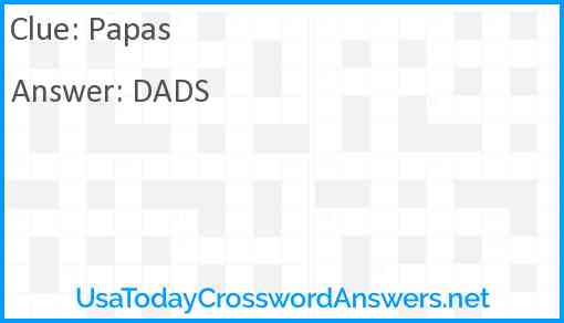 Papas Answer