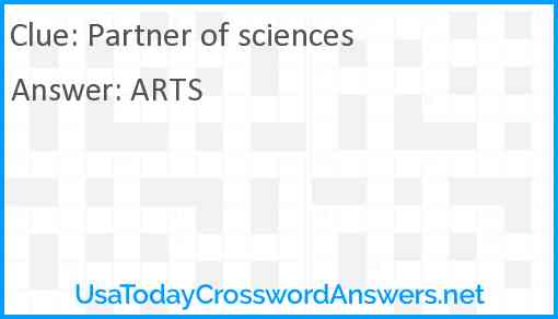 Partner of sciences Answer