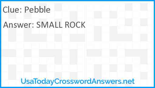 Pebble Answer