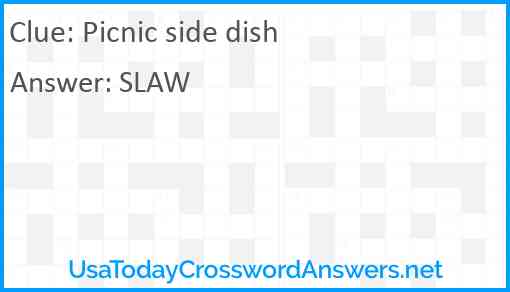 Picnic side dish Answer