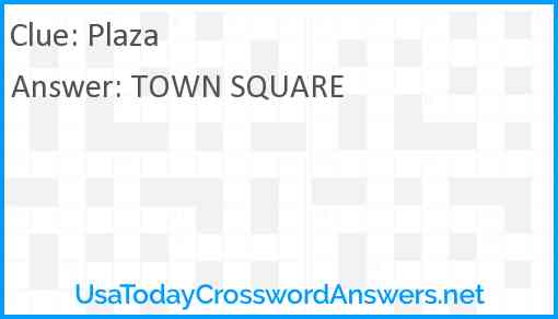 Plaza Answer