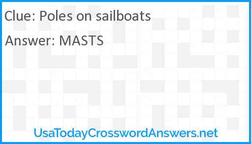 Poles on sailboats Answer