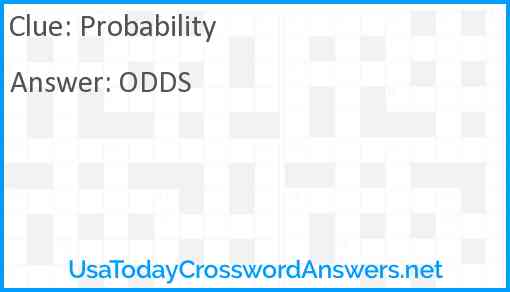 Probability Answer