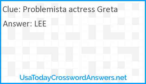 Problemista actress Greta Answer