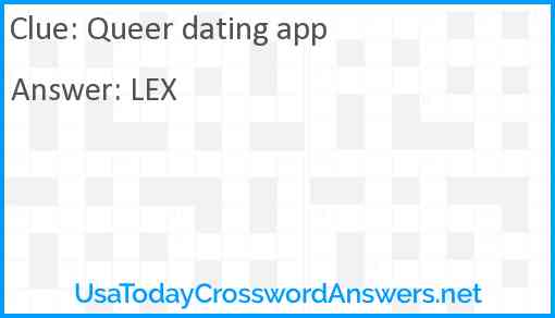 Queer dating app Answer